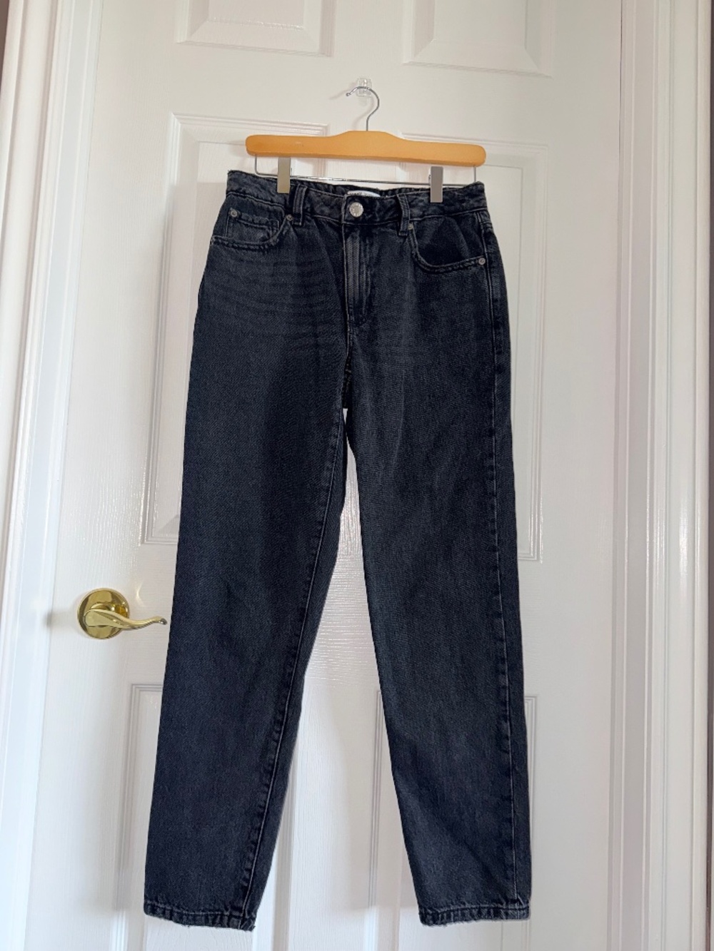 Black Garage Mom Jeans